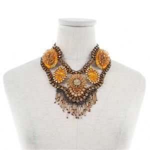Gorgeous statement necklace by Shourok Paris and Swarovski collaboration.